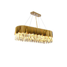 Gold Contemporary Modern luxury Style light crystal ceiling LED crystal light chandelier for Bedroom Living Room